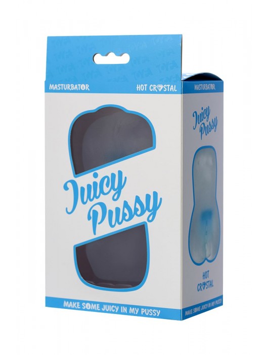 Прозрачный реалистичный мастурбатор Juicy Pussy Hot Crystal - ToyFa - в Энгельсе купить с доставкой