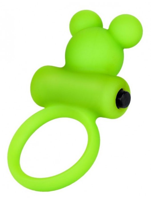 Зеленое виброкольцо на пенис A-Toys - A-toys - в Энгельсе купить с доставкой