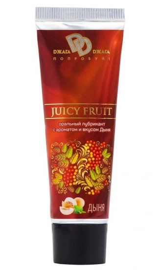 Интимный съедобный лубрикант JUICY FRUIT с ароматом дыни - 30 мл. - БиоМед - купить с доставкой в Энгельсе