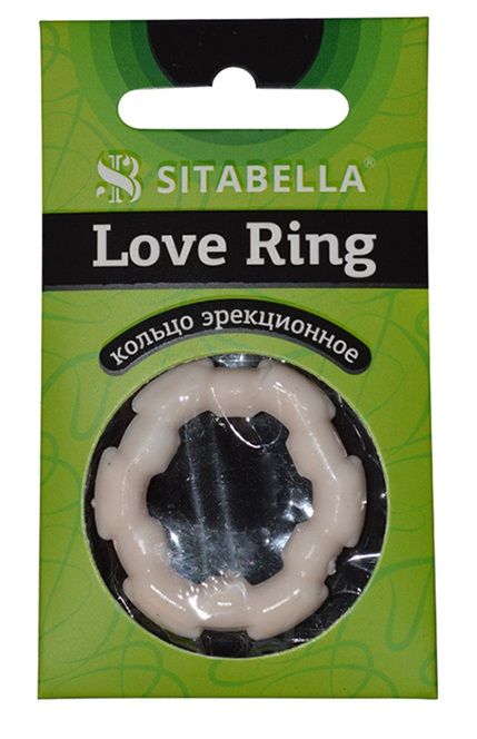 Фигурное эрекционное кольцо из киберкожи - Sitabella - в Энгельсе купить с доставкой