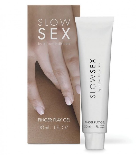 Гель для мастурбации с ароматом кокоса Slow Sex Finger Play Gel - 30 мл. - Bijoux Indiscrets - купить с доставкой в Энгельсе