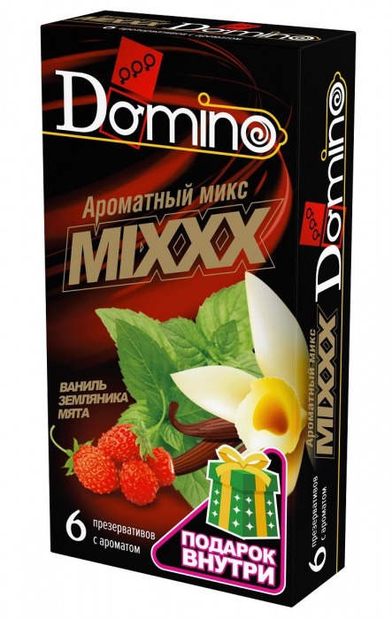 Ароматизированные презервативы DOMINO  Ароматный микс  - 6 шт. - Domino - купить с доставкой в Энгельсе