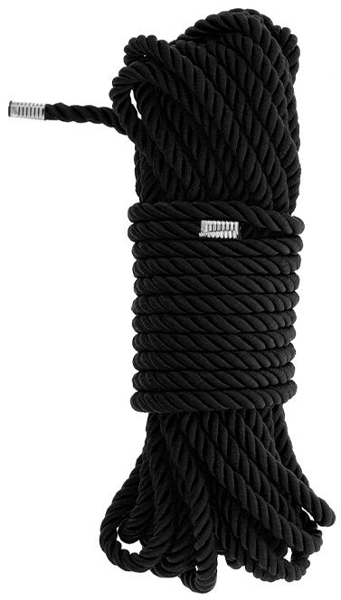 Черная веревка для бондажа BONDAGE ROPE - 10 м. - Dream Toys - купить с доставкой в Энгельсе