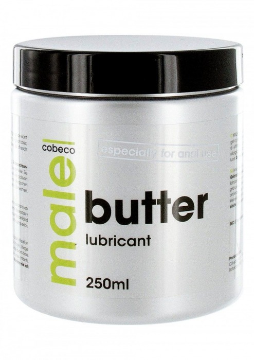 Анальный лубрикант MALE Cobeco Butter Lubricant - 250 мл. - Cobeco - купить с доставкой в Энгельсе