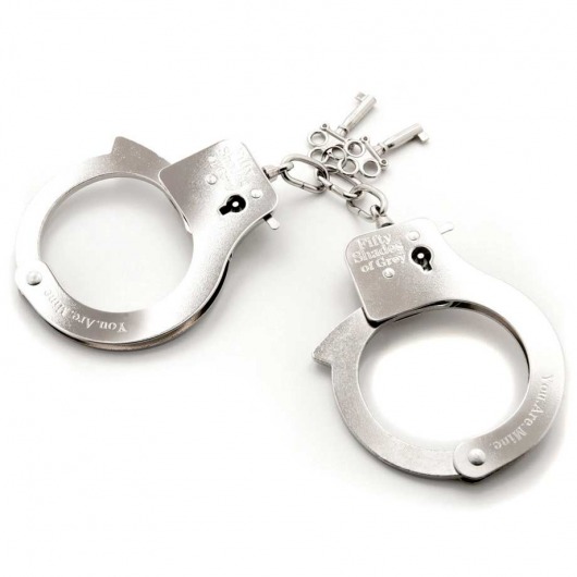 Металлические наручники Metal Handcuffs - Fifty Shades of Grey - купить с доставкой в Энгельсе