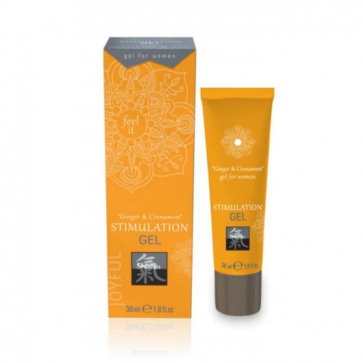 Возбуждающий интимный гель STIMULATION GEL Ginger   Cinnamon - 30 мл. - Shiatsu - купить с доставкой в Энгельсе