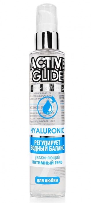 Увлажняющий интимный гель Active Glide Hyaluronic - 100 гр. - Биоритм - купить с доставкой в Энгельсе