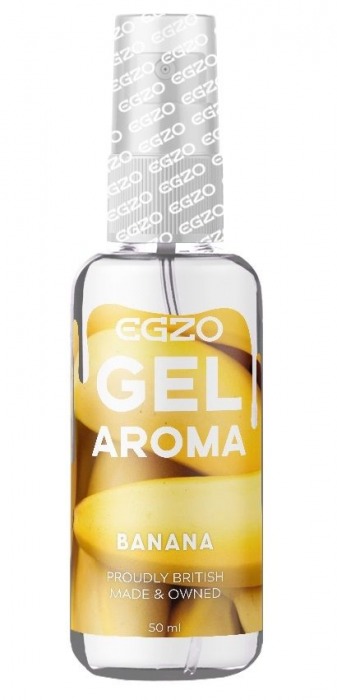 Интимный лубрикант EGZO AROMA с ароматом банана - 50 мл. - EGZO - купить с доставкой в Энгельсе