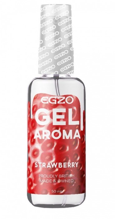 Интимный лубрикант EGZO AROMA с ароматом клубники - 50 мл. - EGZO - купить с доставкой в Энгельсе