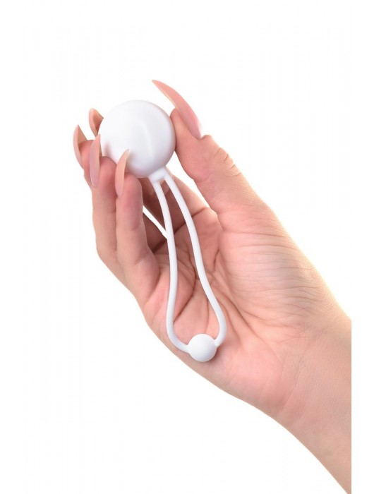 Белый вагинальный шарик LILY - ToyFa