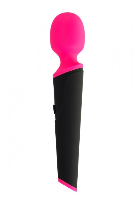 Черно-розовый вибростимулятор ASTER - 19,5 см. - ToyFa