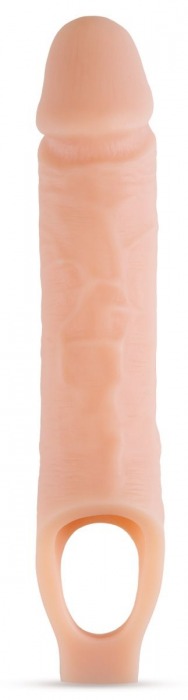 Телесный реалистичный фаллоудлинитель 10 Inch Silicone Cock Sheath Penis Extender - 25,4 см. - Blush Novelties - в Энгельсе купить с доставкой