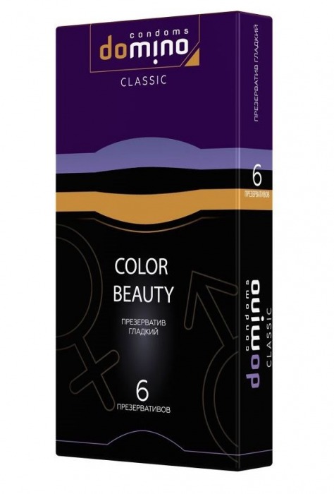 Разноцветные презервативы DOMINO Colour Beauty - 6 шт. - Domino - купить с доставкой в Энгельсе