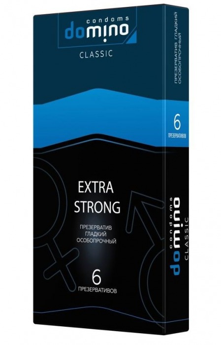 Суперпрочные презервативы DOMINO Extra Strong - 6 шт. - Domino - купить с доставкой в Энгельсе