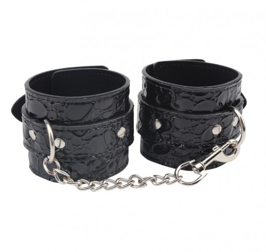 Черные наручники Be good Wrist Cuffs - Chisa - купить с доставкой в Энгельсе