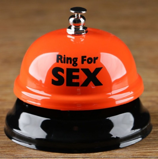 Настольный звонок RING FOR SEX - Сима-Ленд - купить с доставкой в Энгельсе