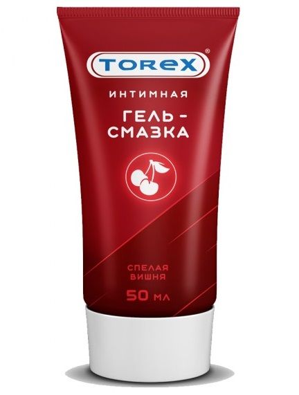 Смазка на водной основе TOREX  Спелая вишня  - 50 мл. - Torex - купить с доставкой в Энгельсе