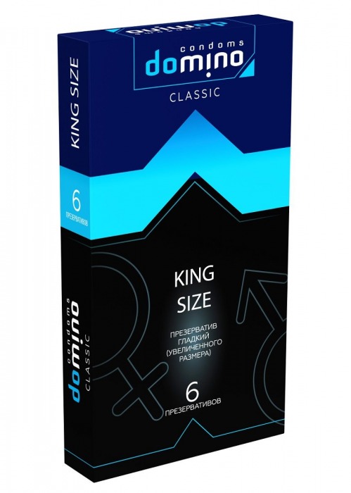 Презервативы увеличенного размера DOMINO Classic King size - 6 шт. - Domino - купить с доставкой в Энгельсе