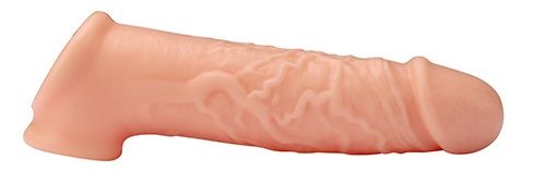 Телесная насадка EXTENDER WITH BALL STRAP 6.5 - 17 см. - Dream Toys - в Энгельсе купить с доставкой