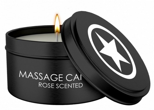 Массажная свеча с ароматом розы Massage Candle - Shots Media BV - купить с доставкой в Энгельсе