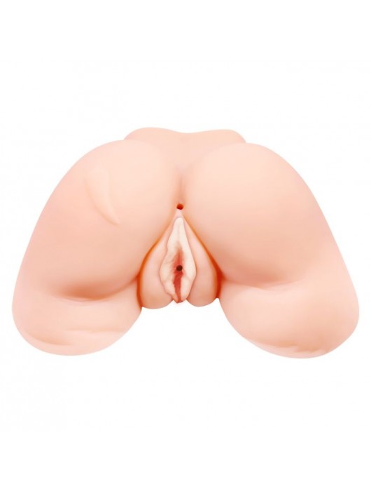 Телесная вибровагина Julie с 2 рабочими отверстиями - Baile - в Энгельсе купить с доставкой