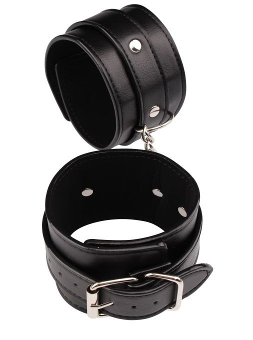 Черные оковы Classic Ankle Cuffs - Chisa - купить с доставкой в Энгельсе