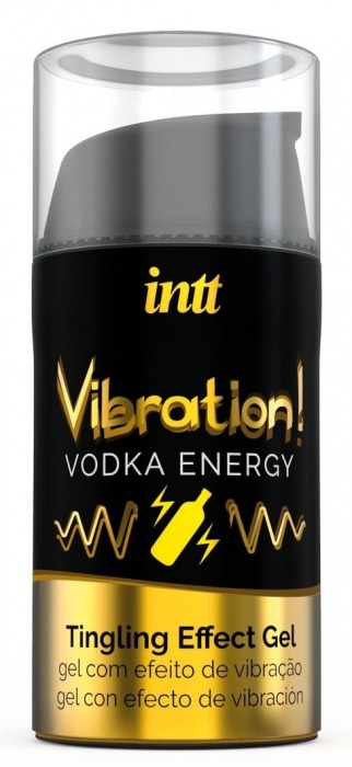 Жидкий интимный гель с эффектом вибрации Vibration! Vodka Energy - 15 мл. - INTT - купить с доставкой в Энгельсе