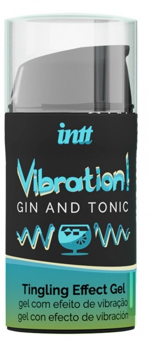 Жидкий интимный гель с эффектом вибрации Vibration! Gin   Tonic - 15 мл. - INTT - купить с доставкой в Энгельсе