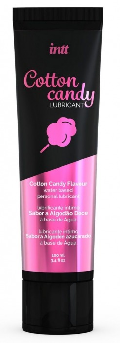 Интимный гель на водной основе Cotton Candy Lubricant - 100 мл. - INTT - купить с доставкой в Энгельсе