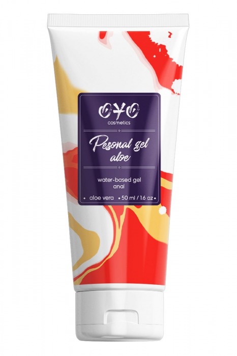 Анальная смазка на водной основе OYO Personal Gel Aloe - 50 мл. - OYO - купить с доставкой в Энгельсе