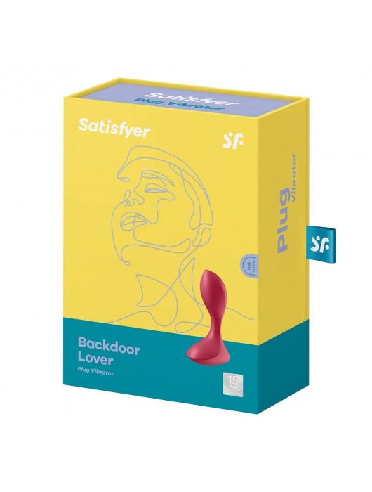 Красный вибромассажёр простаты Satisfyer Backdoor Lover - 14 см. - Satisfyer - в Энгельсе купить с доставкой