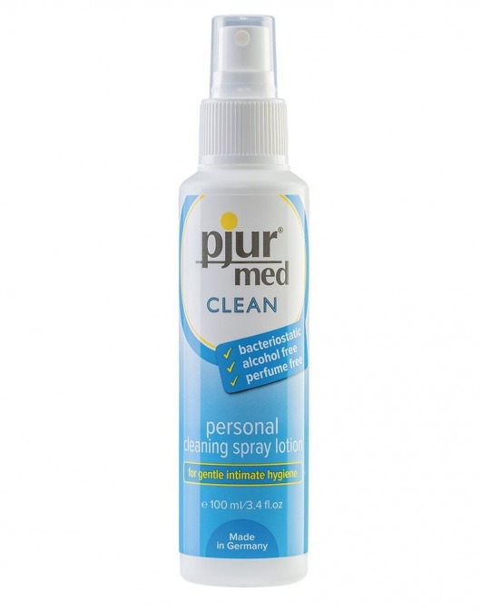 Гигиенический спрей pjur MED Clean Spray - 100 мл. - Pjur - купить с доставкой в Энгельсе