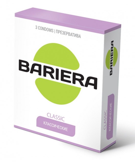 Классические презервативы Bariera Classic - 3 шт. - Bariera - купить с доставкой в Энгельсе