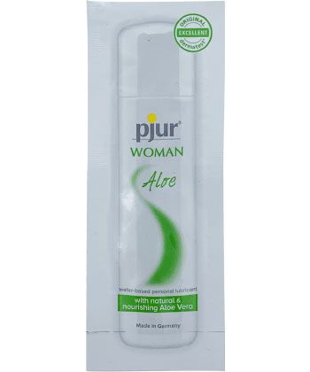 Лубрикант на водной основе pjur WOMAN Aloe - 2 мл. - Pjur - купить с доставкой в Энгельсе