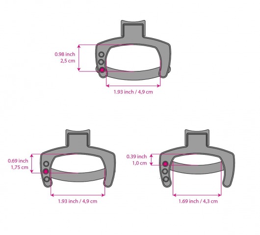 Кольцо с зажимом для мошонки для пояса верности Pubic Enemy - MyStim - купить с доставкой в Энгельсе