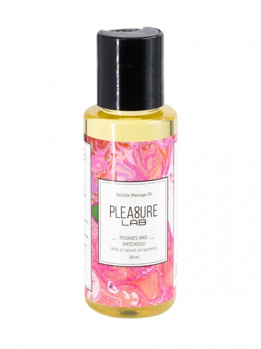 Массажное масло Pleasure Lab Delicate с ароматом пиона и пачули - 50 мл. - Pleasure Lab - купить с доставкой в Энгельсе