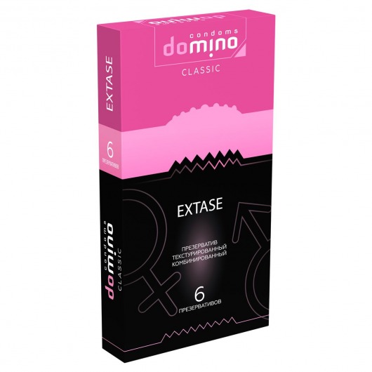 Презервативы с точками и рёбрышками DOMINO Classic Extase - 6 шт. - Domino - купить с доставкой в Энгельсе