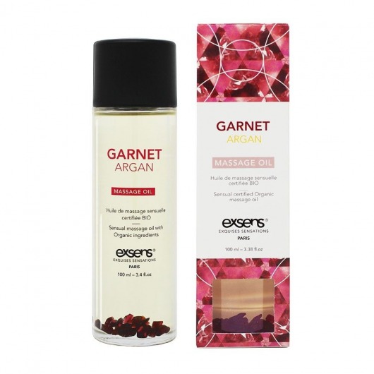 Органическое массажное масло GARNET ARGAN - 100 мл. - Exsens - купить с доставкой в Энгельсе