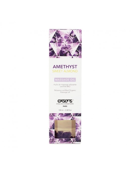 Органическое массажное масло AMETHYST SWEET ALMOND - 100 мл. - Exsens - купить с доставкой в Энгельсе