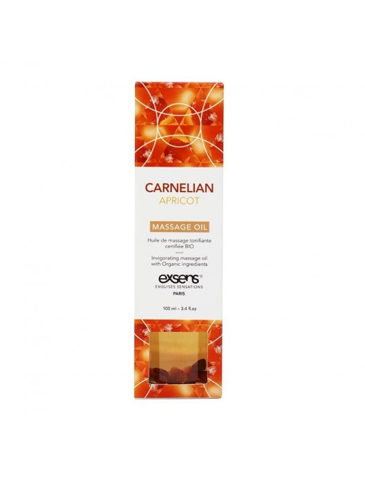 Органическое массажное масло CARNELIAN APRICOT - 100 мл. - Exsens - купить с доставкой в Энгельсе