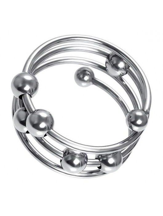 Большое металлическое кольцо под головку пениса - ToyFa - купить с доставкой в Энгельсе