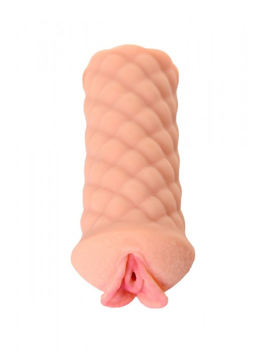 Телесный мастурбатор-вагина Elegance.002 с вибрацией - KOKOS - в Энгельсе купить с доставкой