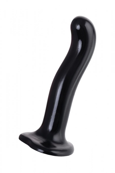 Черный стимулятор для пар P G-Spot Dildo Size M - 18 см. - Strap-on-me - в Энгельсе купить с доставкой