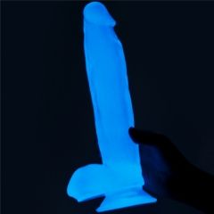 Прозрачный, светящийся в темноте фаллоимитатор Lumino Play Dildo - 21,5 см. - Lovetoy