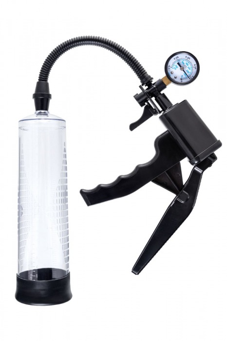 Прозрачная механическая помпа для пениса Viggo - Sexus - в Энгельсе купить с доставкой