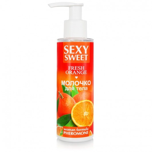 Молочко для тела с феромонами и ароматом апельсина Sexy Sweet Fresh Orange - 150 гр. -  - Магазин феромонов в Энгельсе