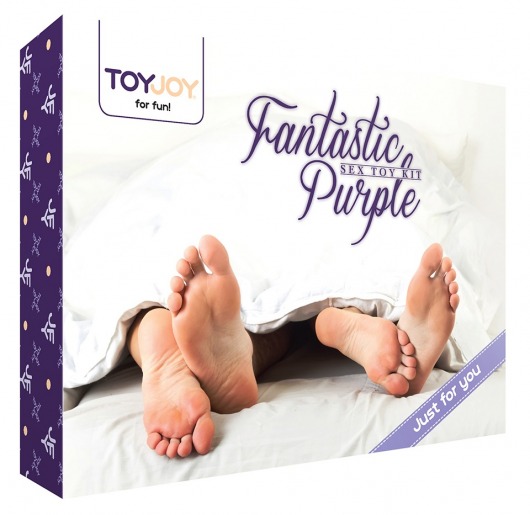 Эротический набор FANTASTIC PURPLE SEX TOY KIT - Toy Joy - купить с доставкой в Энгельсе