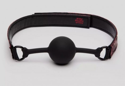 Кляп-шар на двусторонних ремешках Reversible Silicone Ball Gag - Fifty Shades of Grey - купить с доставкой в Энгельсе