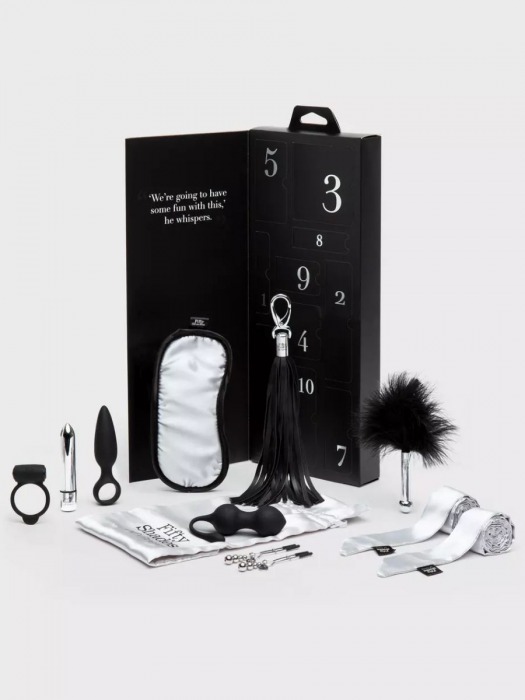 Эротический набор Pleasure Overload 10 Days of Play Gift Set - Fifty Shades of Grey - купить с доставкой в Энгельсе