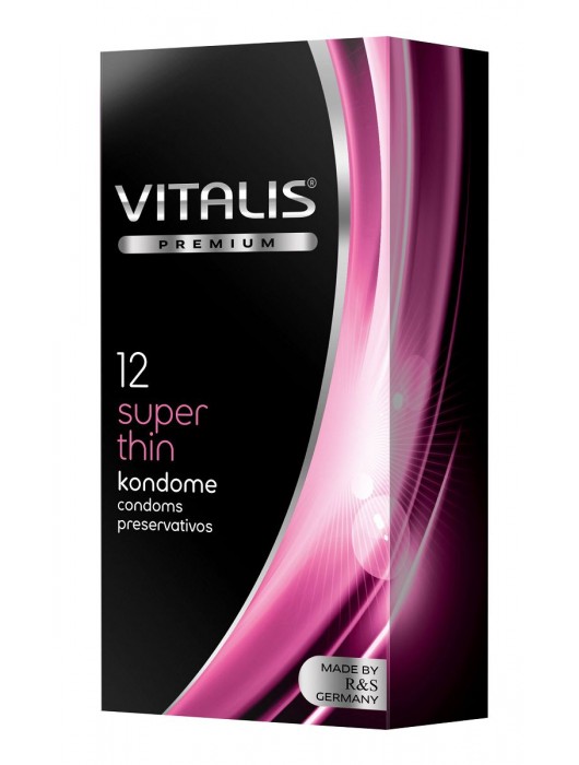 Ультратонкие презервативы VITALIS PREMIUM super thin - 12 шт. - Vitalis - купить с доставкой в Энгельсе
